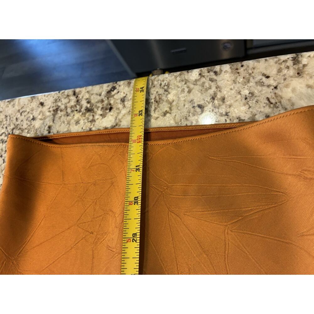 Vince High-Waist Fluid Satin Bias Pant Women's Burnt Orange Size 1X NWT - Picture 15 of 16
